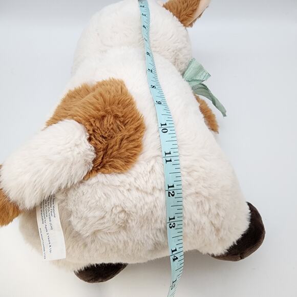 Way to Celebrate Mom and Me Cow Plush 14" Green Bow Stuffed Toy Walmart 334666 - Picture 8 of 10